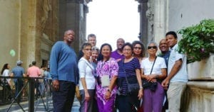 St Peter ClaverPilgrimage Rome Group 2019