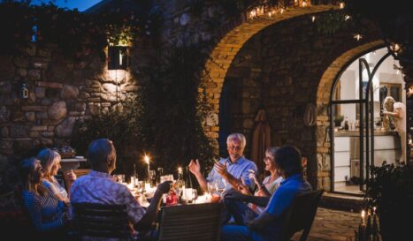 Alfresco Dining in the Evening